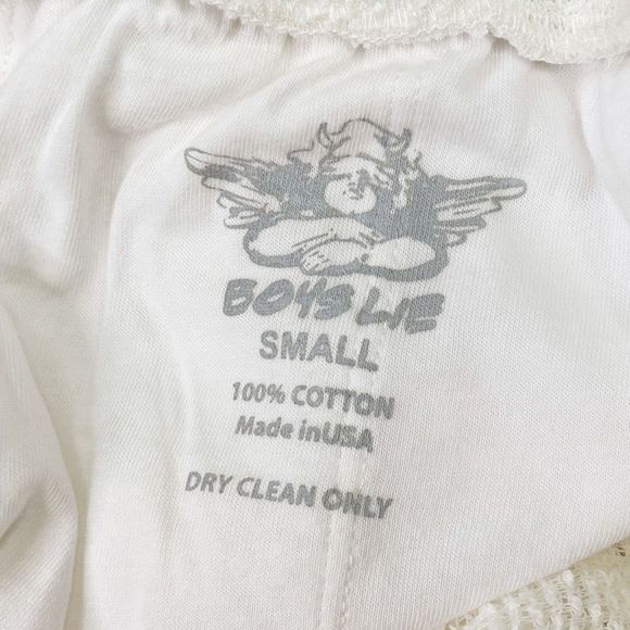 Boys Lie Off-White Embroidered Baseball Pants - Picture 7 of 8